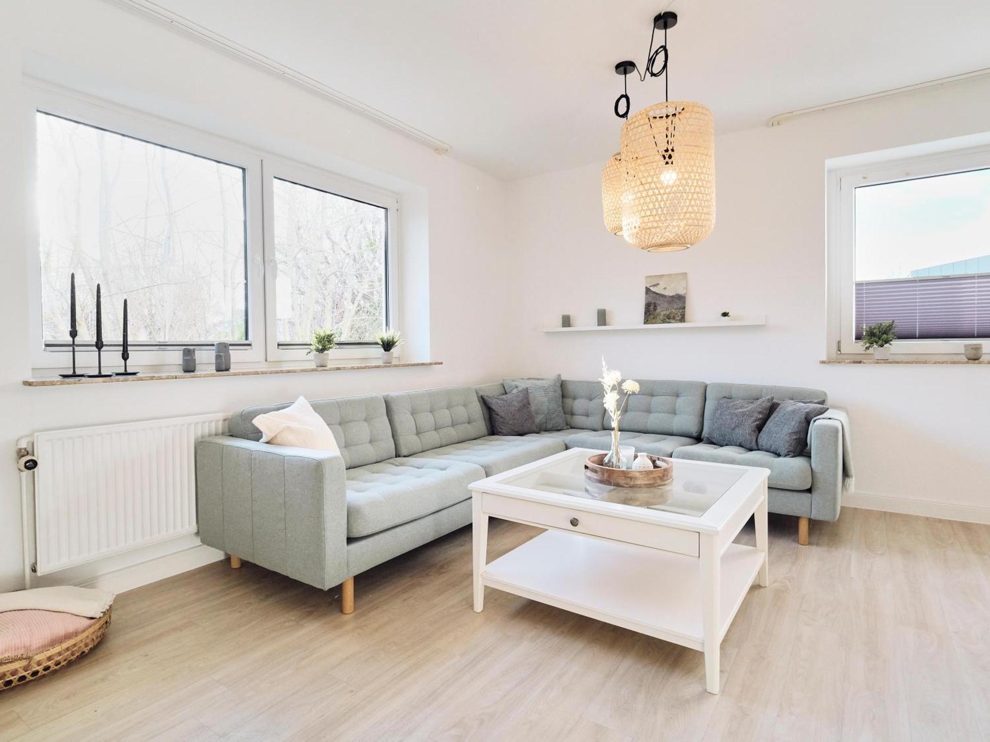 Ferienwohnung "Gilde" Hyggelig Mit Blick Ins Gruene Glücksburg Exteriör bild