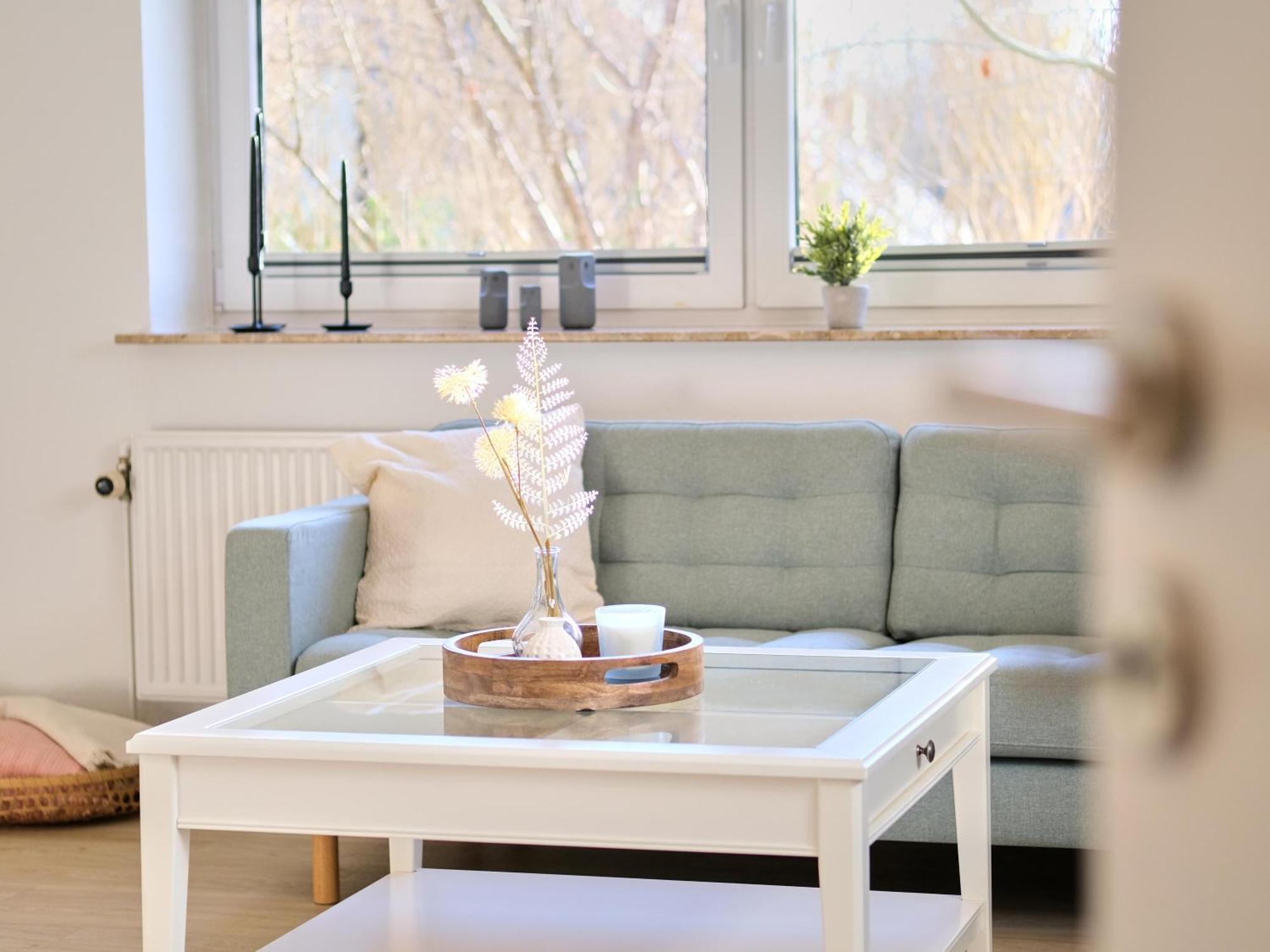 Ferienwohnung "Gilde" Hyggelig Mit Blick Ins Gruene Glücksburg Exteriör bild